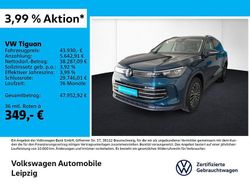 Blau Gebraucht 2024 VW Tiguan Elegance SUV | 43.930 € (Fairer Preis)