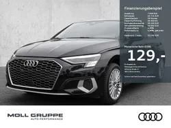 Mythosschwarz metallic Neu 2025 Audi A3 Sportback Advanced Plus Limousine | 32.480 € (Superpreis)