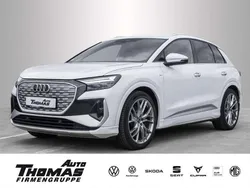 Gletscherweiß metallic Gebraucht 2022 Audi Q4 e-tron S-Line SUV | 34.900 € (Superpreis)
