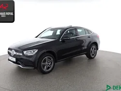 Schwarz (metallic) Gebraucht 2022 Mercedes GLC300e AMG Coupé | 47.840 € (Fairer Preis)