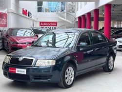 Canadiangrün metallic Gebraucht 2002 Skoda Superb Comfort Limousine | 1.999 € (Guter Preis)