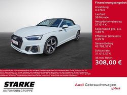 Gletscherweiß metallic Gebraucht 2024 Audi A5 Cabriolet S-Line Cabrio | 41.890 € (Guter Preis)