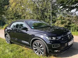 Schwarz Gebraucht 2021 VW T-Roc Cabriolet R-line Cabrio | 30.500 € (Etwas zu teuer)
