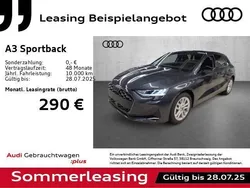 Grau Gebraucht 2024 Audi A3 Sportback Sport Limousine | 36.444 € (Fairer Preis)