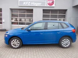 Blau Gebraucht 2021 Skoda Kamiq Ambition SUV | 18.490 € (Guter Preis)