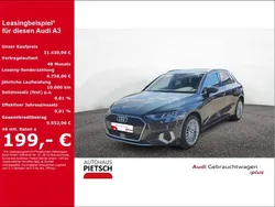 Grau Gebraucht 2024 Audi A3 Sportback Ambiente Limousine | 31.430 € (Guter Preis)