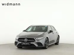 Metalliclack mountaingrau Gebraucht 2021 Mercedes A180 AMG line Limousine | 20.850 € (Superpreis)