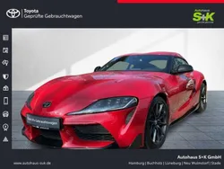 Prominence red (rot) Gebraucht 2022 Toyota Supra Premium Coupé | 59.870 € (Etwas zu teuer)