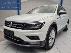 Pure white Gebraucht 2021 VW Tiguan Allspace Highline SUV | 27.900 € (Superpreis)