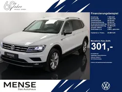 Pure white Gebraucht 2021 VW Tiguan Allspace Highline SUV | 29.985 € (Fairer Preis)