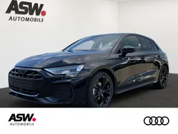 Schwarz Gebraucht 2022 Audi A3 Sportback S-Line Limousine | 49.890 €