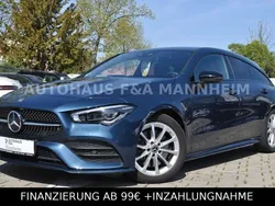 Blau Gebraucht 2023 Mercedes CLA250 Shooting Brake AMG line Kombi | 37.490 € (Guter Preis)