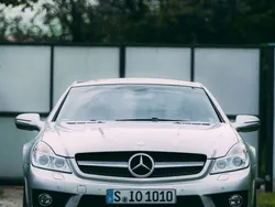 Silber Gebraucht 2002 Mercedes SL500 AMG Cabrio | 20.000 € (Etwas zu teuer)