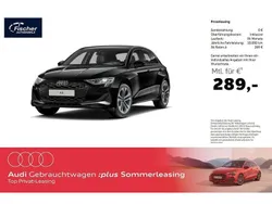 Schwarz Gebraucht 2024 Audi A3 Sportback Advanced Limousine | 34.440 € (Fairer Preis)