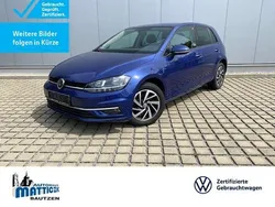 Blue dusk metallic (metallic) Gebraucht 2019 VW Golf VII Join Limousine | 14.859 € (Fairer Preis)