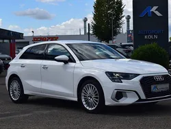 Ibisweiss Gebraucht 2023 Audi A3 Sportback Advanced Limousine | 24.890 € (Guter Preis)
