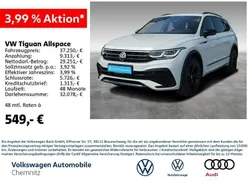 Oryxweiß perlmutteffekt Gebraucht 2022 VW Tiguan Allspace R-line SUV | 37.250 € (Fairer Preis)