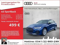 Ascariblau metallic Gebraucht 2025 Audi A3 Sportback e-tron S-Line Limousine | 44.640 €