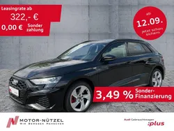 Mythosschwarz metallic Gebraucht 2024 Audi A3 Sportback e-tron S-Line Limousine | 38.930 € (Teuer)