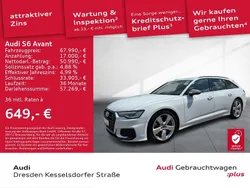 Gletscherweiß metallic Gebraucht 2024 Audi S6 Ambiente Kombi | 67.990 € (Fairer Preis)