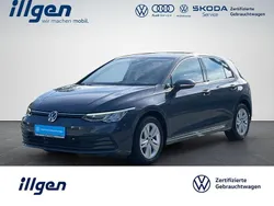Grau / delfingrau (metallic) Gebraucht 2020 VW Golf VIII Life Limousine | 18.990 € (Guter Preis)