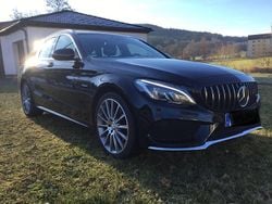 Schwarz Gebraucht 2018 Mercedes C180 AMG line Kombi | 16.880 € (Guter Preis)