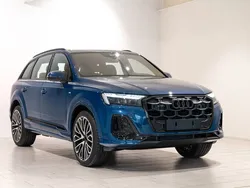 Blau Neu 2025 Audi Q7 S-Line SUV | 85.561 € (Etwas zu teuer)