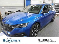 Raceblau metallic Gebraucht 2022 Skoda Octavia SportLine Kombi | 25.480 € (Teuer)
