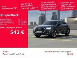 Mythosschwarz metallic Gebraucht 2024 Audi Q3 Sportback S-Line SUV | 48.849 € (Fairer Preis)