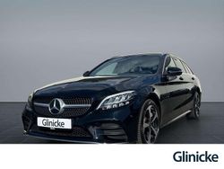 Schwarz unilack Gebraucht 2019 Mercedes C300e AMG line Kombi | 24.890 € (Fairer Preis)
