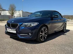 Tiefseeblau metallic Gebraucht 2016 BMW 228 Sport Line Cabrio | 21.980 € (Etwas zu teuer)