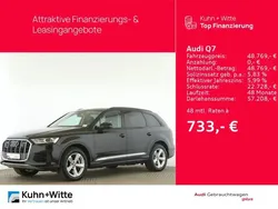 Schwarz (orcaschwarz metallic) Gebraucht 2021 Audi Q7 S-Line SUV | 50.990 € (Superpreis)