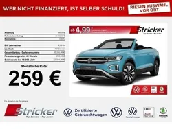 Teal blue schwarz Neu 2025 VW T-Roc Cabriolet Goal Cabrio | 30.780 € (Superpreis)