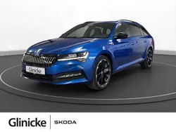 Blau Gebraucht 2021 Skoda Superb SportLine Kombi | 26.980 € (Fairer Preis)