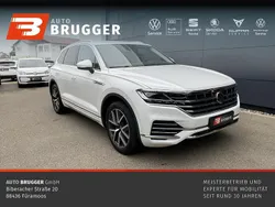 Oryxweiß perlmutteffekt Gebraucht 2020 VW Touareg Elegance SUV | 42.880 € (Fairer Preis)