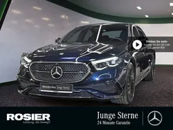 Blau / nautikblau (metallic) Gebraucht 2023 Mercedes E300 AMG Limousine | 56.318 € (Superpreis)