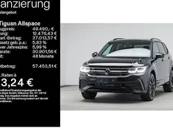 Schwarz Gebraucht 2025 VW Tiguan Allspace R-line SUV | 49.490 € (Teuer)