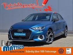 Blau Gebraucht 2021 Audi A3 Sportback Ambiente Limousine | 28.889 € (Etwas zu teuer)