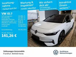 Gletscherweiß metallic/schwarz Gebraucht 2025 VW ID.7 GTX Limousine | 54.980 €
