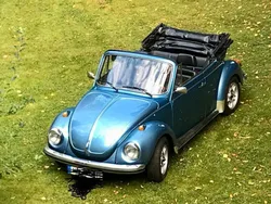 Blau Gebraucht 1972 VW Käfer Cabrio | 19.500 €