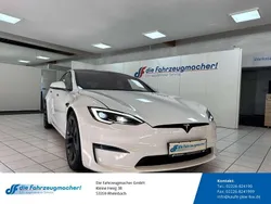 Weiss Gebraucht 2023 Tesla Model S Plaid Limousine | 69.988 € (Superpreis)