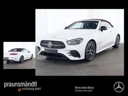 Manufaktur opalithweiß bright Gebraucht 2023 Mercedes E220 AMG Cabrio | 50.900 € (Etwas zu teuer)