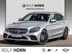 Iridiumsilber metallic Gebraucht 2020 Mercedes C180 AMG line Kombi | 26.620 € (Fairer Preis)