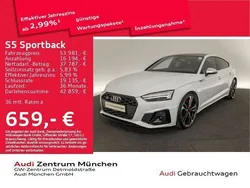 Gletscherweiß metallic Gebraucht 2022 Audi S5 Sportback Ambiente Kleinwagen | 53.981 € (Etwas zu teuer)