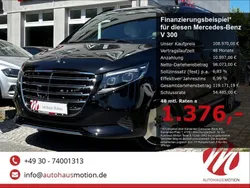 Obsidianschwarz metallic Neu 2025 Mercedes V300 Exclusive Van / Kleinbus | 108.970 € (Etwas zu teuer)