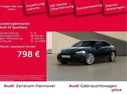 Schwarz (0e mythosschwarz metallic) Gebraucht 2023 Audi S5 Sportback Ambiente Kleinwagen | 56.991 € (Fairer Preis)