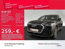 Mythosschwarz metallic Gebraucht 2022 Audi Q3 Ambiente SUV | 28.978 € (Superpreis)