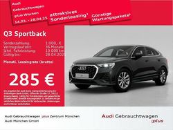 Mythosschwarz metallic Gebraucht 2024 Audi Q3 Sportback Ambiente SUV | 40.152 € (Fairer Preis)