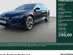 Schwarz Gebraucht 2021 Skoda Superb SportLine Kombi | 26.257 € (Guter Preis)