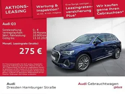 Navarrablau metallic Gebraucht 2024 Audi Q3 S-Line SUV | 35.980 € (Superpreis)